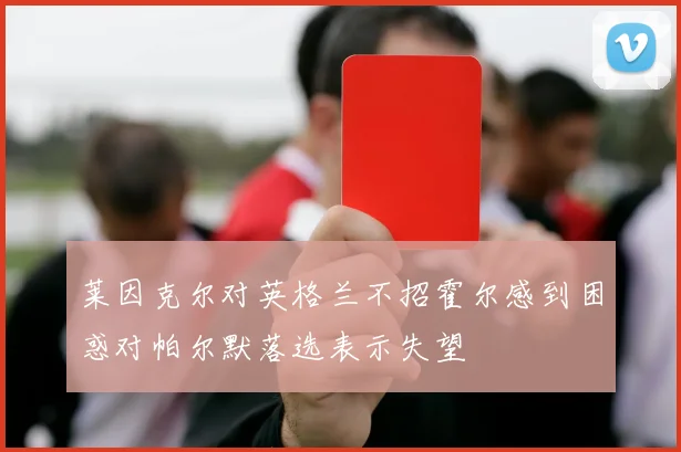 莱因克尔对英格兰不招霍尔感到困惑对帕尔默落选表示失望